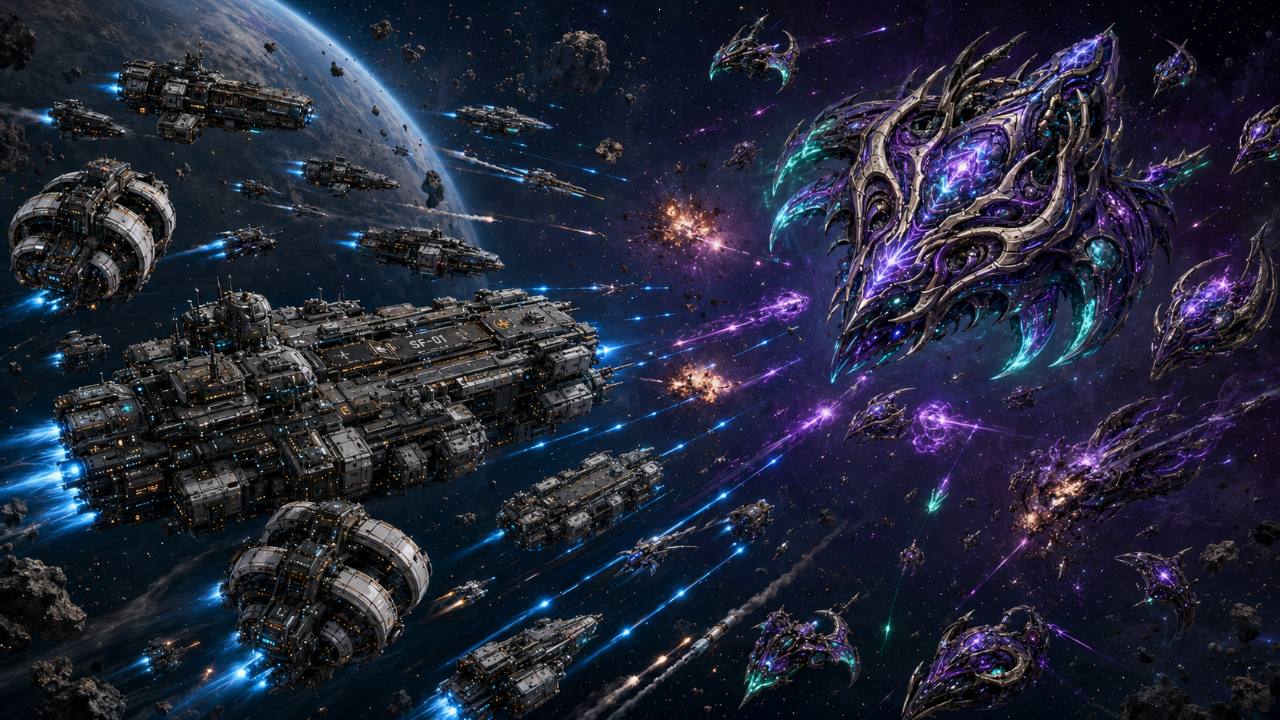 Quantic Resonance space battle